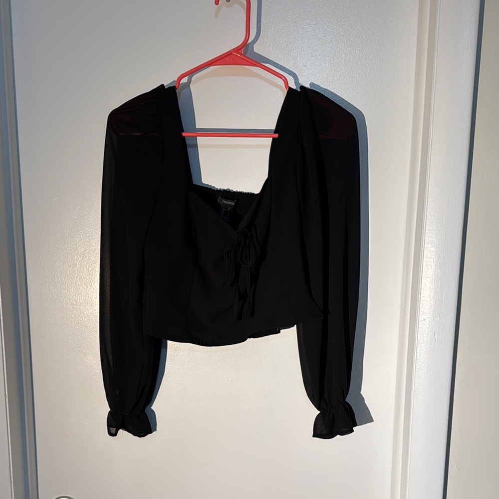 Elegant Black Women's Top